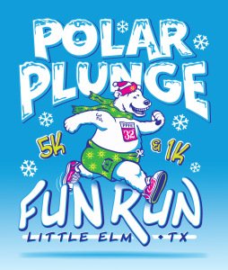 Little Elm Polar 5K Run &  Plunge Logo
