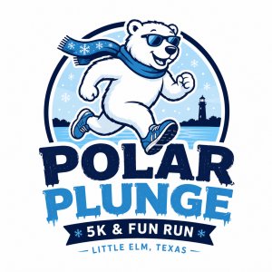 Little Elm Polar 5K Run &  Plunge Logo