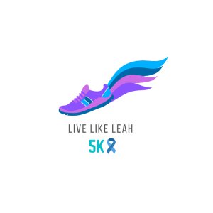Live Like Leah 5K Memorial Race and 1 Mile Walk Logo