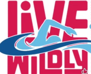 Live Wildly Open water Team Challenge, celebrating Worlds Swim Day Logo