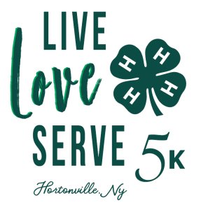 Live.Love.Serve. 4H 5K Logo