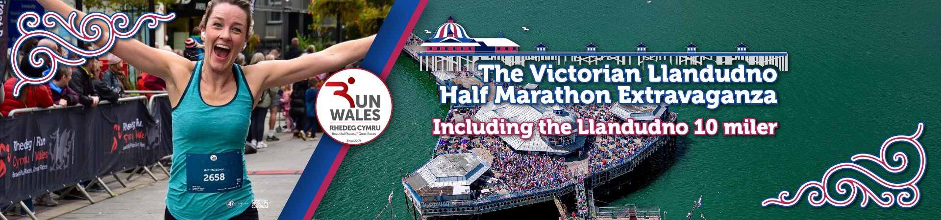 Llandudno Half Marathon & 10 Mile Logo