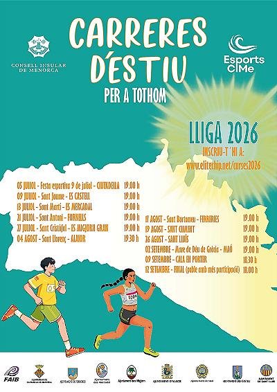 LLiga de Carreres Populars d'Estiu 2026