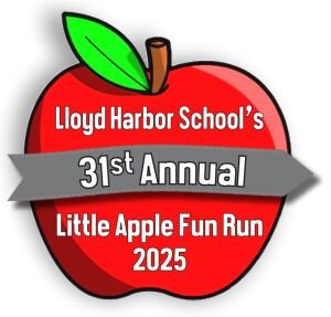 Lloyd Harbor School's 32nd Annual Little Apple Fun Run Logo