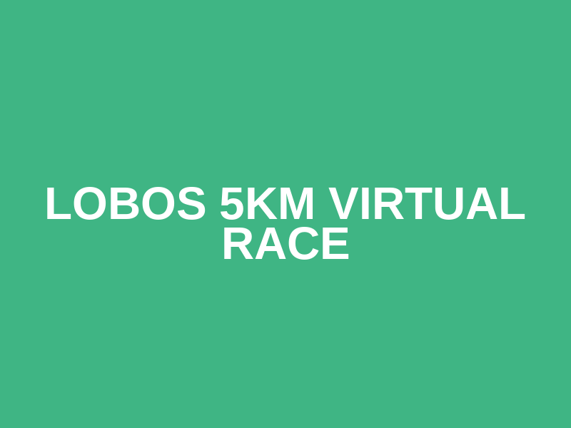 Lobos 5km Virtual race Logo