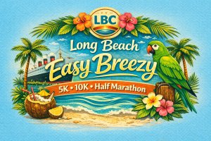 Long Beach Easy Breezy 5K, 10K, & Half Marathon  by Califlow Runs Logo