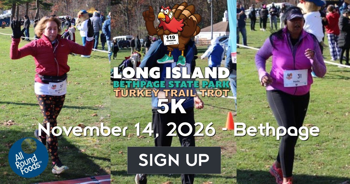 Long Island Turkey Trail Trot 5K NSRF 2026 Logo