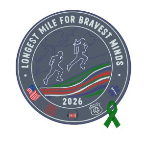 LONGEST MILE FOR BRAVEST MINDS Logo