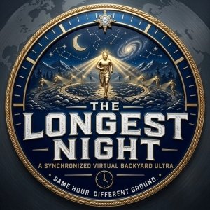 Longest Night (A Synchronized Virtual Backyard Ultra) Logo