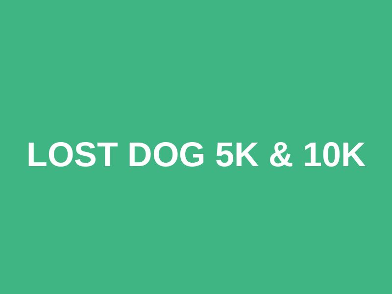 Lost Dog 5k & 10k Logo