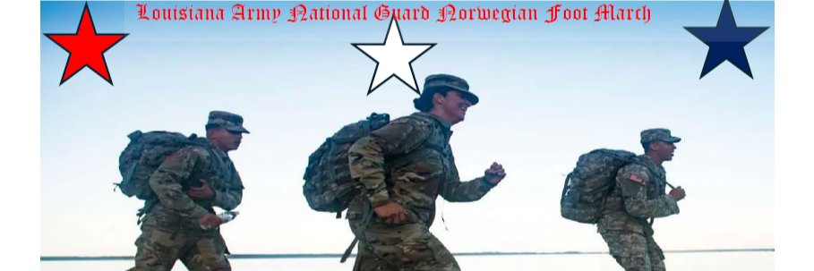 Louisiana National Guard Norwegian Foot March