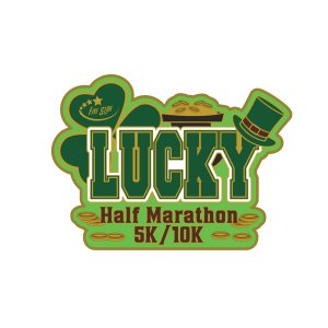 Lucky 5K/10K/Half Marathon - Shreveport Logo