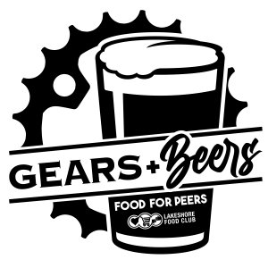 Ludington Bay Brewing/ Trailhead Bike Shop   Gears + Beers = Food for Peers