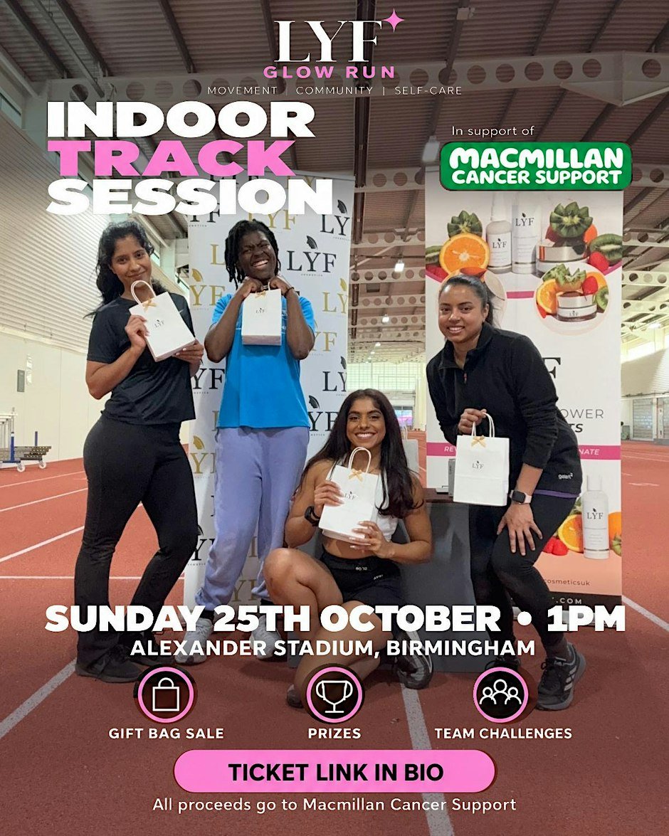 LYF Glow Run: Indoor Charity Track Session