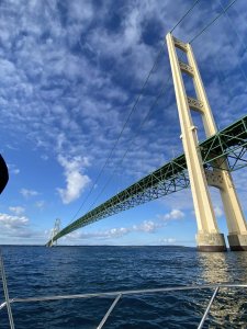 Mackinac Bridge Swim Logo