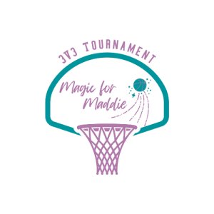 Magic for Maddie 3V3 Basketball Tournament Logo