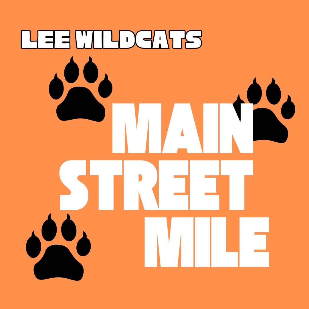 Main Street Mile  to benefit Lee High School XC Logo