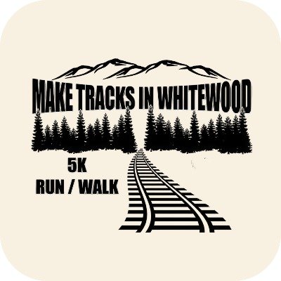 Make Tracks in Whitewood 5K Logo
