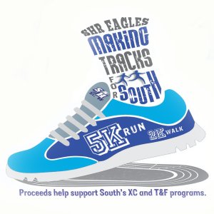 Making Tracks for South 5K Logo
