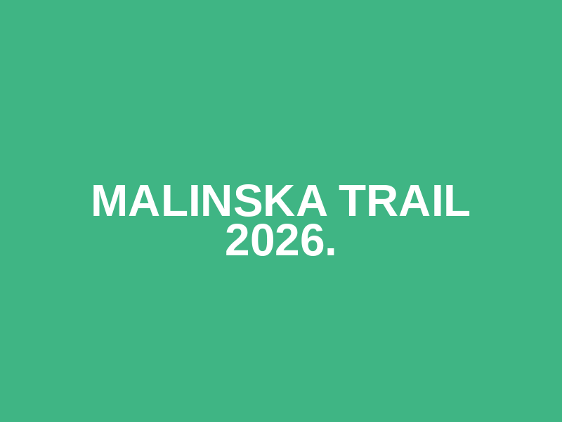 MALINSKA TRAIL 2026. Logo