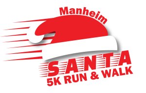 Manheim Santa 5K Run and Walk Logo