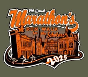 Marathon's 5K Run for the Scholars Logo