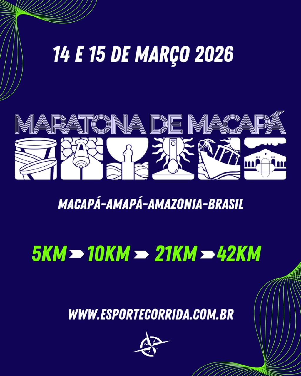 Maratona de Macapá Logo