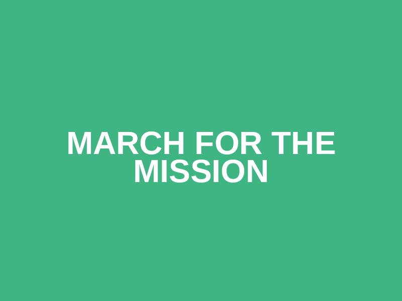 March for the Mission Logo