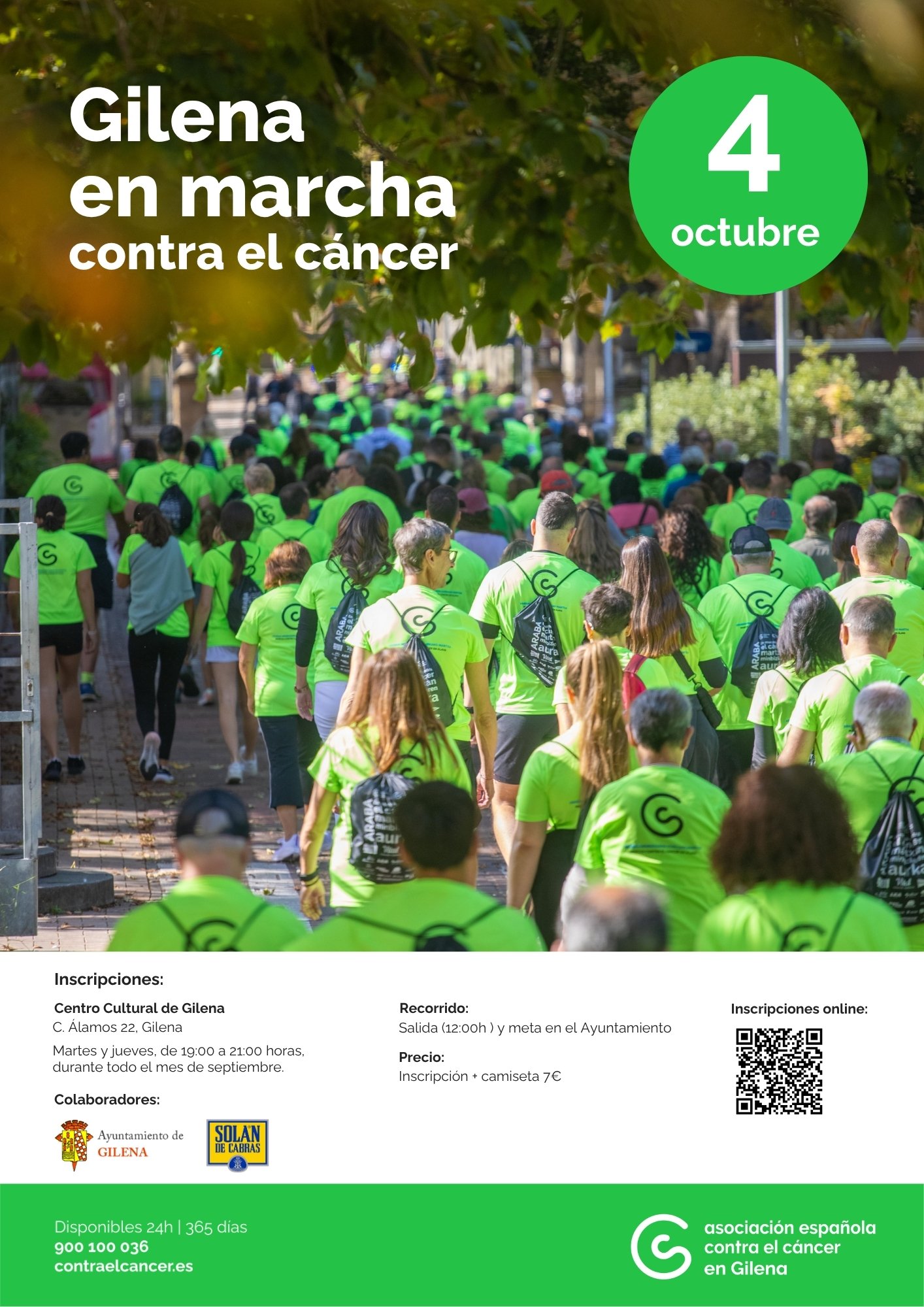 MARCHA CONTRA EL CÁNCER EN GILENA