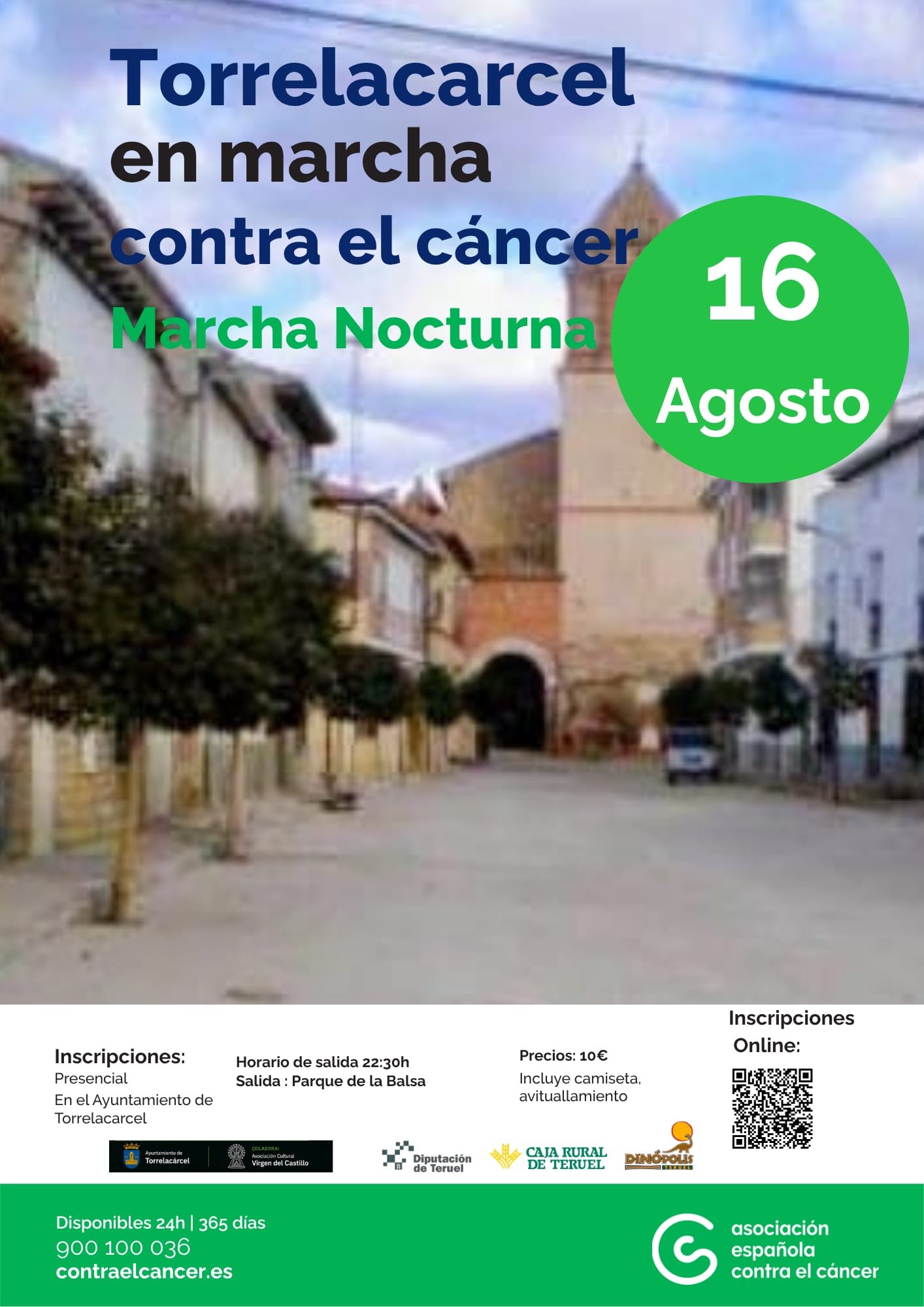 MARCHA CONTRA EL CÁNCER TORRELACARCEL 2026 Logo