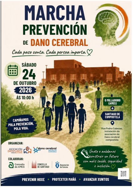 MARCHA PREVENCIÓN DANO CEREBRAL Logo