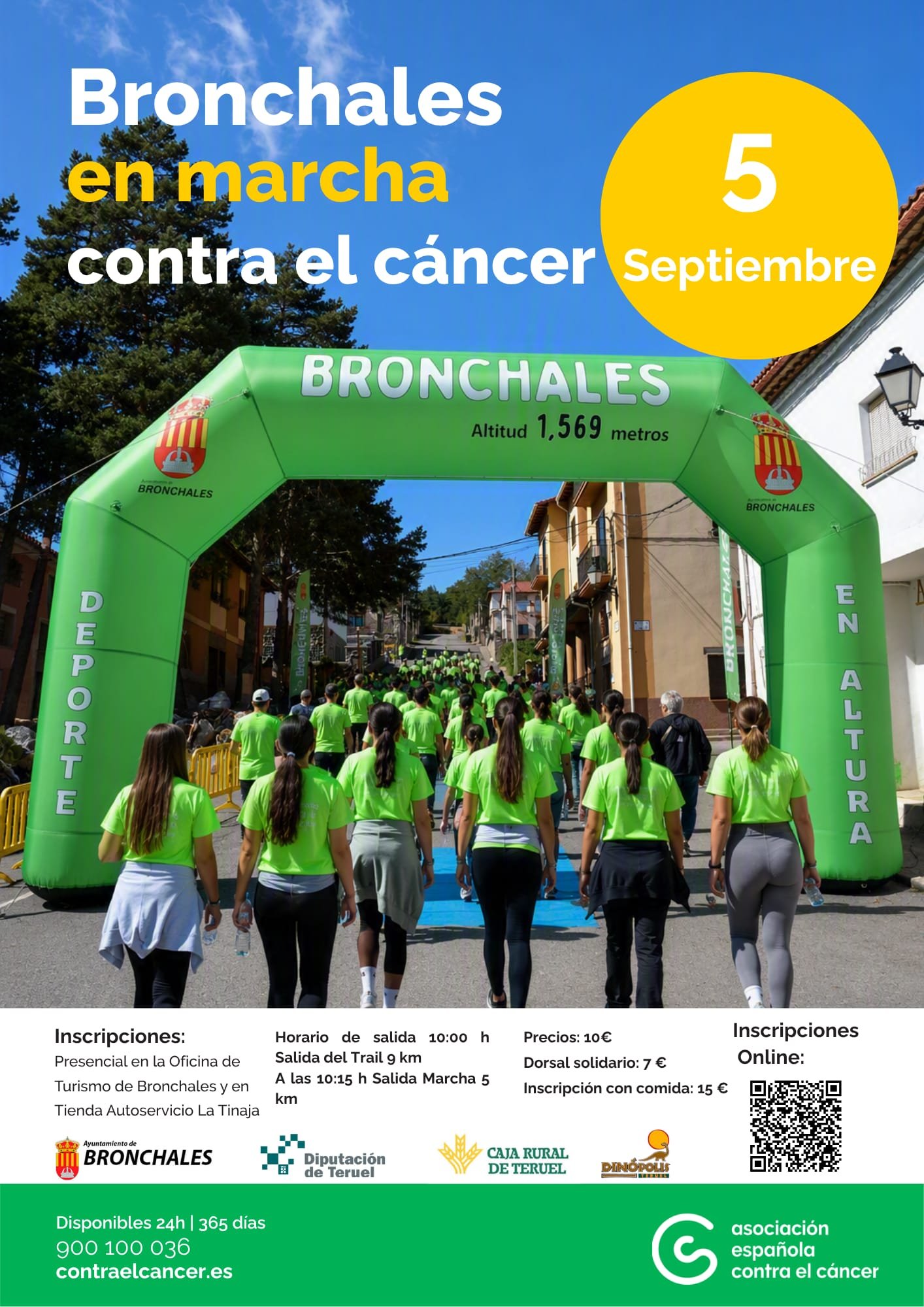 MARCHA - TRAIL CONTRA EL CÁNCER BRONCHALES 2026