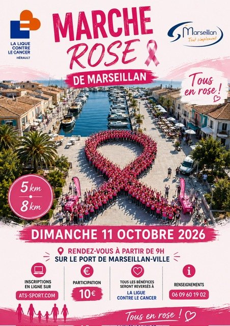 MARCHE ROSE de MARSEILLAN Logo