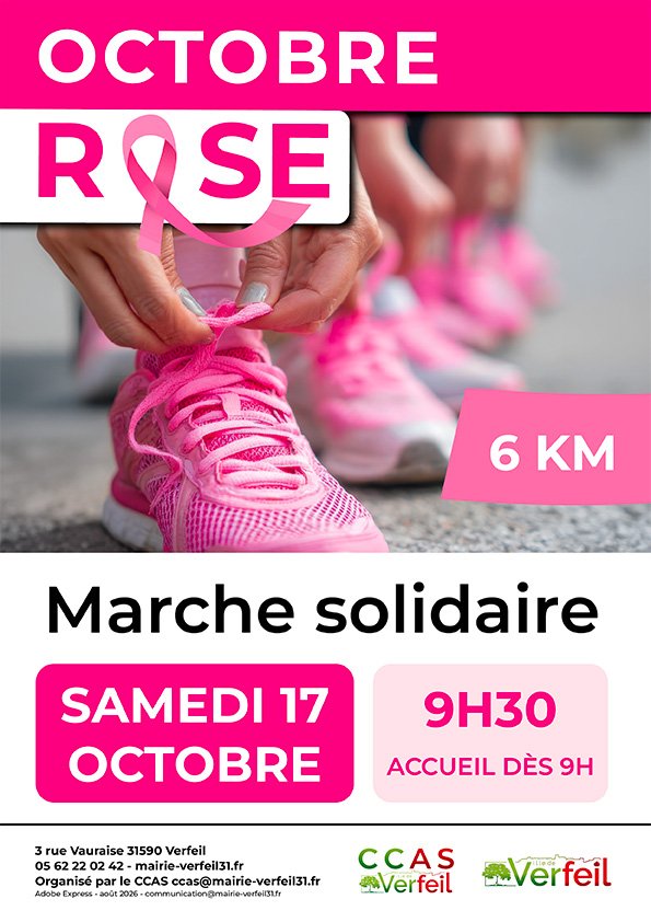 MARCHE SOLIDAIRE OCTOBRE ROSE