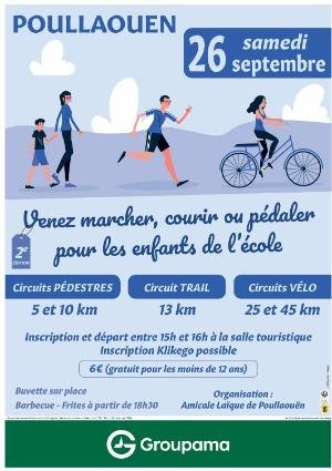 Marcher, courir ou pédaler pour les enfants de l'école