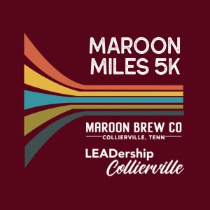 Maroon Miles 5K Logo