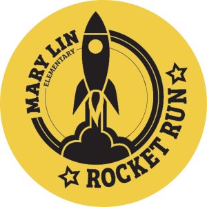 Mary Lin Elementary Rocket Run 5K & 1 Mile Fun Run Logo