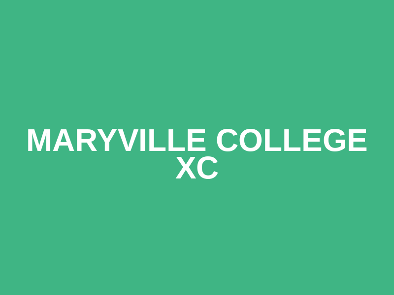 Maryville College XC