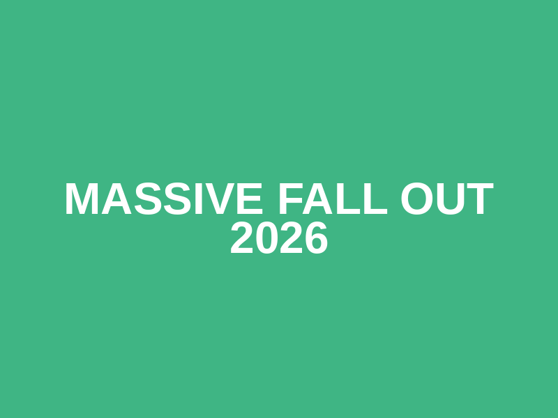 Massive Fall Out 2026 Logo
