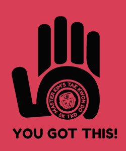 Master Kim's 5KTKD Scholarship Fundraiser Logo