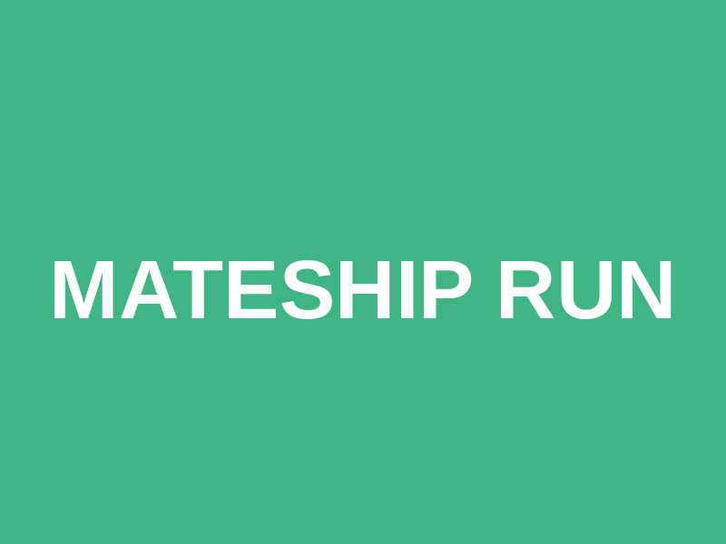 Mateship Run