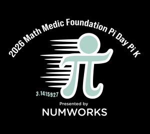 Math Medic Foundation Pi Day Pi K 2027 Presented by NumWorks Logo