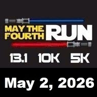 May the Fourth Race Half Marathon, 10K, 5K Logo