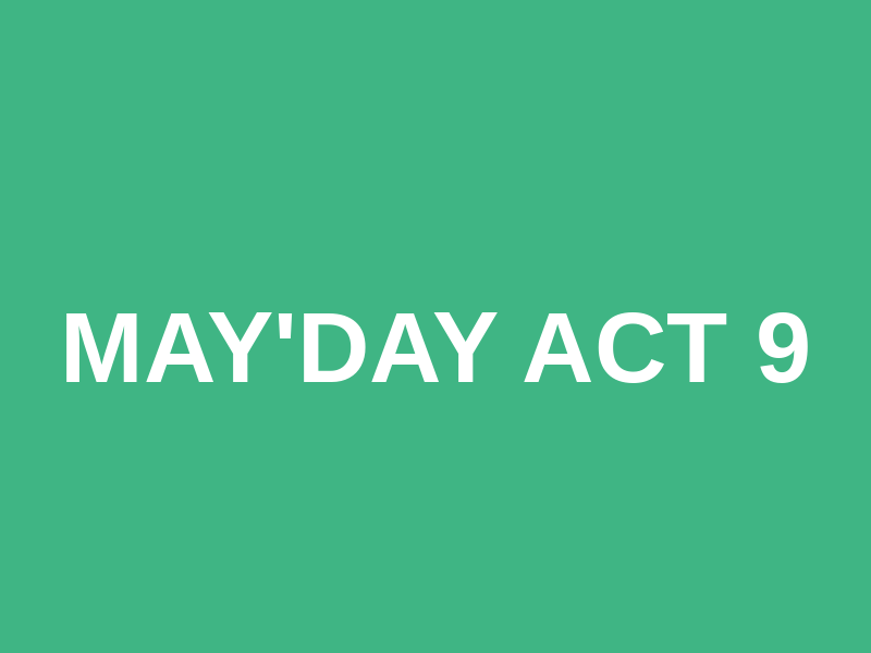 May'Day  Act 9 Logo