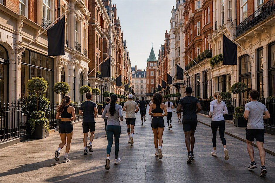 Mayfair Run Club by Mount Street Neighbourhood x Thirdspace x Grosvenor Logo