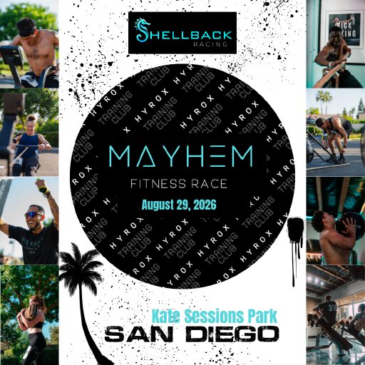 MAYHEM Fitness Race San Diego Logo