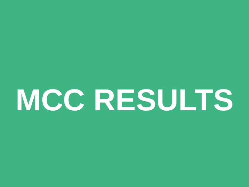 MCC Results