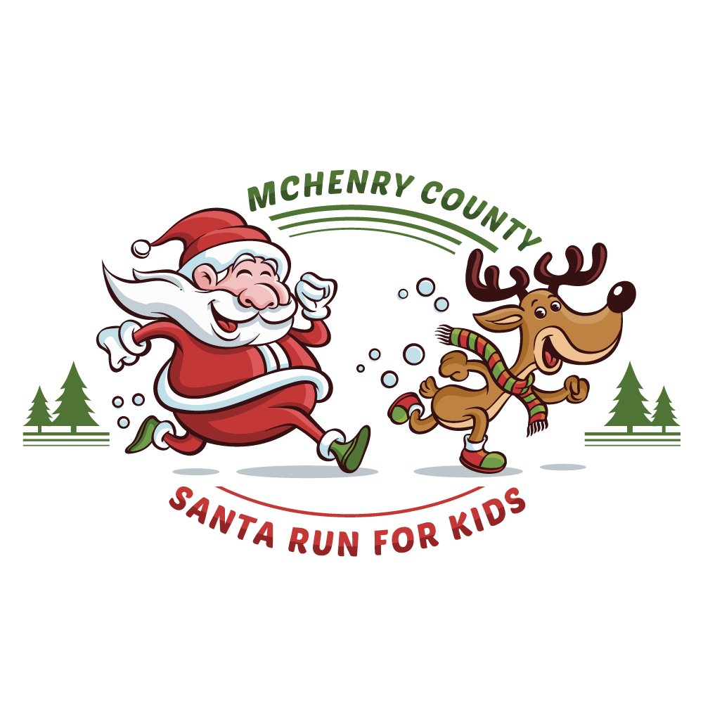 McHenry County Santa Run For Kids Logo