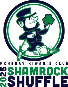McHenry Kiwanis Club Shamrock Shuffle 5K Logo