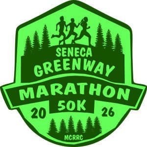 MCRRC Seneca Creek Greenway Trail Marathon & 50K Logo